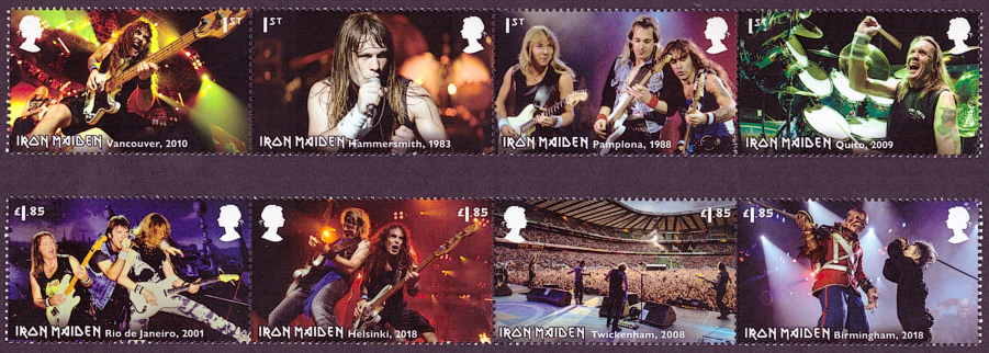 (image for) SG4756 / 63 2023 Iron Maiden unmounted mint set of 8